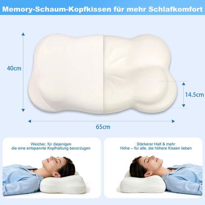 NORDENZA CloudRest™ Ergonomic Memory Foam Pillow